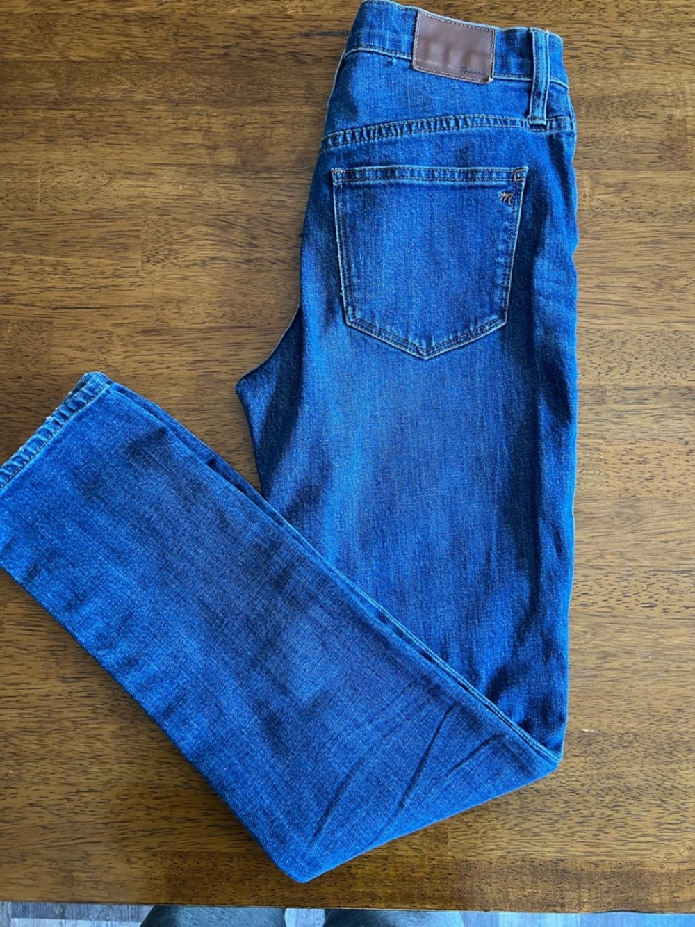 Madewell The High Rise slim boyjean Indigo Blue size 24